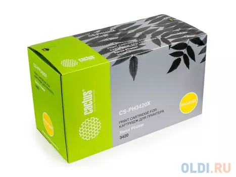 Картридж Cactus CS-PH3420X 8000стр Черный