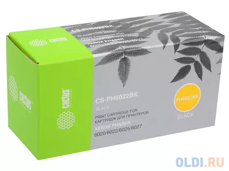 Картридж Cactus CS-PH6022BK 2000стр Черный