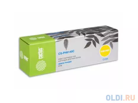 Картридж Cactus CS-PH6140C 2000стр Голубой