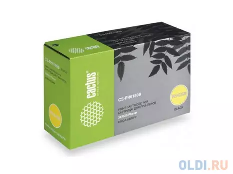 Картридж Cactus CS-PH6180B для Xerox Phaser 6180 6180 mfp черный 8000стр