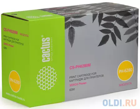 Картридж Cactus CS-PH6280MR 106R01401 для Xerox Phaser 6280 пурпурный 5900стр