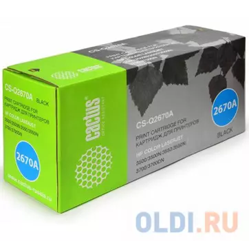 Картридж Cactus CS-Q2670AR 6000стр Черный
