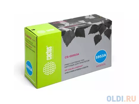 Картридж Cactus CS-Q5953A 10000стр Пурпурный