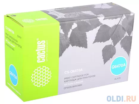 Картридж Cactus CS-Q6470A 6000стр Черный