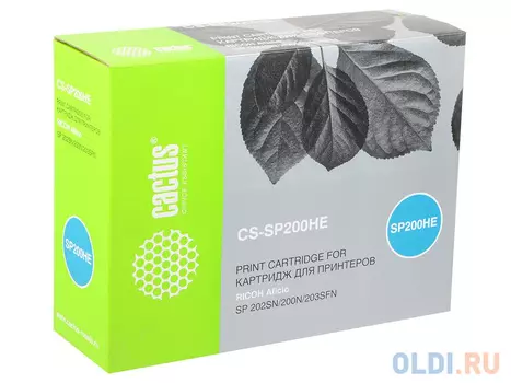 Картридж Cactus CS-SP200HE 2600стр Черный