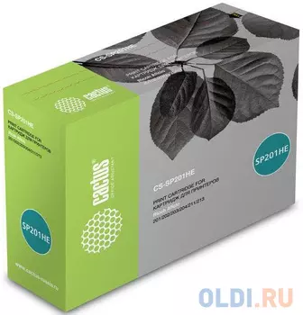 Картридж Cactus CS-SP201HE 2600стр Черный