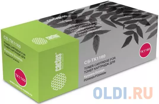 Картридж Cactus CS-TK1160 7200стр Черный