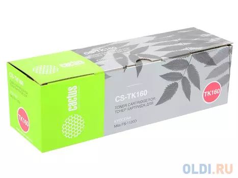 Картридж Cactus CS-TK160 2500стр Черный