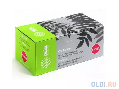 Картридж Cactus CS-TK320 для Kyocera Mita FS 3900/3900DN/3900DTN черный 15000стр