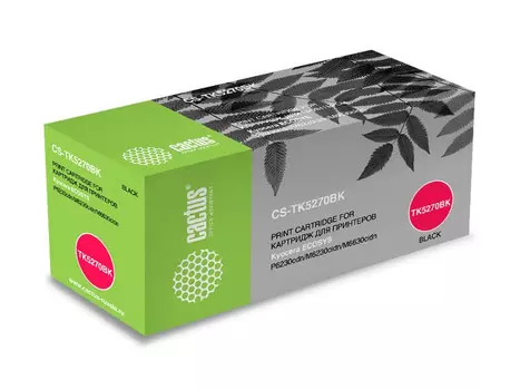 Картридж Cactus CS-TK5270BK черный (black) 8000 стр