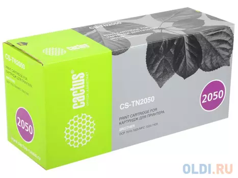 Картридж Cactus CS-TN2050 2500стр Черный