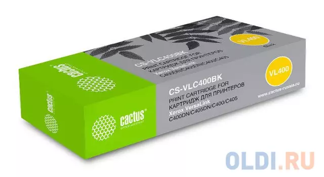 Картридж Cactus CS-VLC400BK 10500стр Черный