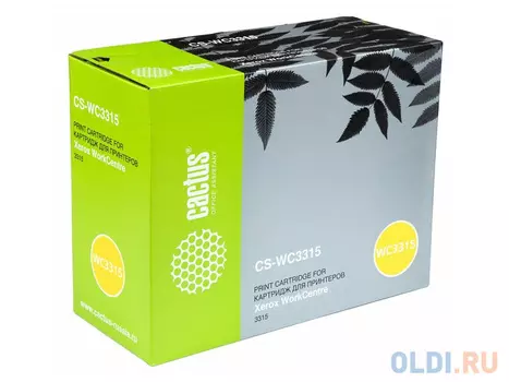 Картридж Cactus CS-WC3315X 2300стр Черный