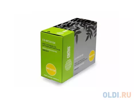 Картридж Cactus CS-WC3315X 5000стр Черный