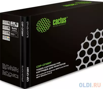Картридж Cactus CSP-CF289Y 20000стр Черный