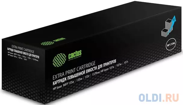 Картридж Cactus CSP-W1106-MPSXL 10000стр Черный