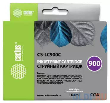 Картридж Cactus TK-540M 400стр Голубой