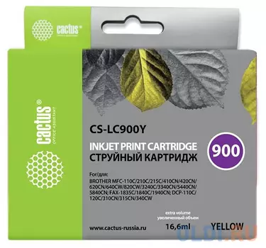 Картридж Cactus TK-540M 400стр Желтый