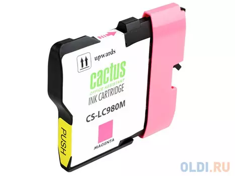Картридж Cactus LC-980M для Brother DCP-145C/165C MFC-250C/290C пурпурный 260стр
