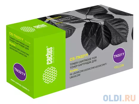 Картридж Cactus СS-TN321Y 25000стр Желтый