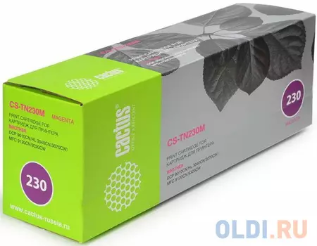 Картридж Cactus TK-510Y 1400стр Пурпурный