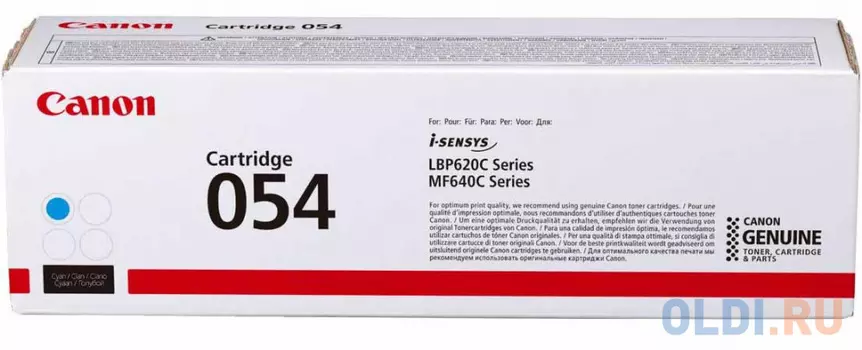 Картридж Canon 054 C 1200стр Голубой