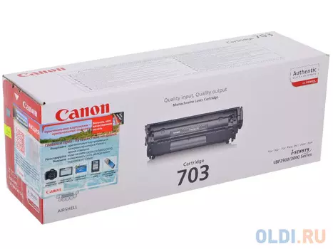 Картридж Canon C-703 2500стр Черный