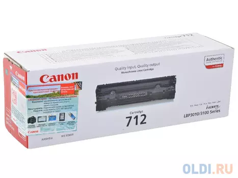 Картридж Canon 712 1500стр Черный
