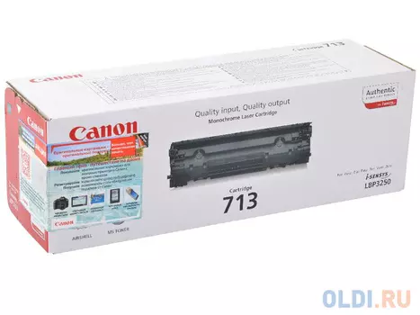 Картридж Canon 713 для i-SENSYS LBP3250. Чёрный. 2000 страниц.