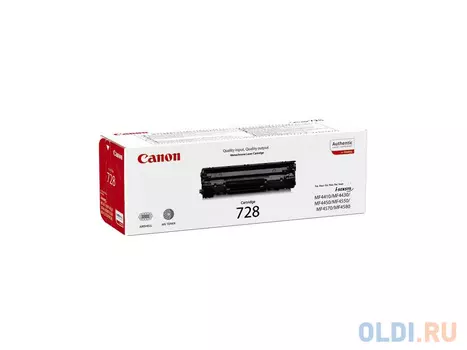Картридж Canon 728 для MF4580/4570/4550/4450/4430/4410 черный