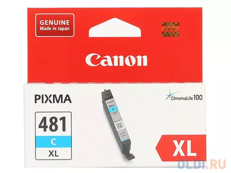 Картридж Canon CLI-481XL C 519стр Голубой