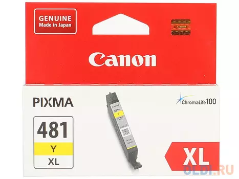 Картридж Canon CLI-481XL Y 519стр Желтый