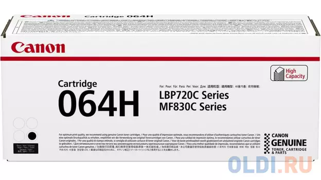 Картридж Canon CRG 064 H BK 1500стр Черный