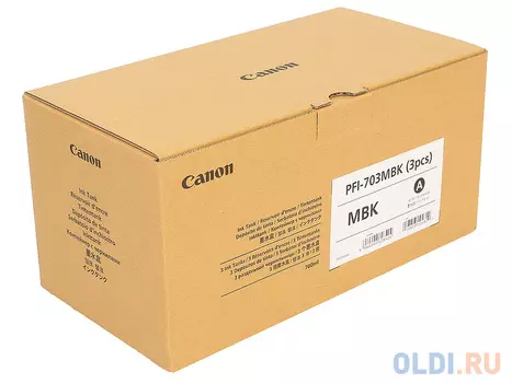 Картридж Canon PFI-703 MBK для iPF815 825 черный матовый 3х700мл