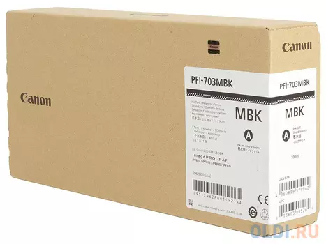 Картридж Canon PFI-703 MBK для iPF815 825 черный матовый