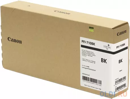 Картридж Canon PFI-710 BK для Canon iPF TX-2000/iPF TX-3000/iPF TX-4000/iPF TX-3000 MFP T36/iPF TX-3000 MFP T36-AiO/iPF TX-4000 MFP T36/iPF TX-4000 MF