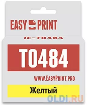 Картридж EasyPrint C13T0484 для Epson Stylus Photo R200/300/RX500/600 желтый IE-T0484