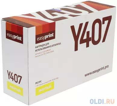 Картридж Easyprint CLT-Y407S CLT-Y407S CLT-Y407S CLT-Y407S CLT-Y407S 1000стр Желтый