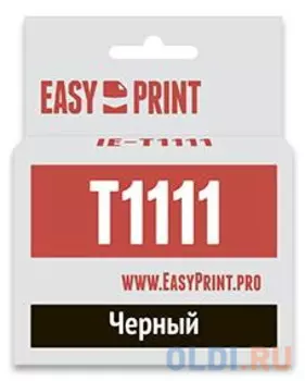 Картридж EasyPrint IE-T1111 для Epson Stylus Photo R270/R290/R390/RX690/TX700, черный, с чипом