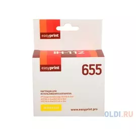Картридж EasyPrint IH-112 Желтый для HP Deskjet Ink Advantage 3525/4615/4625/5525/6525