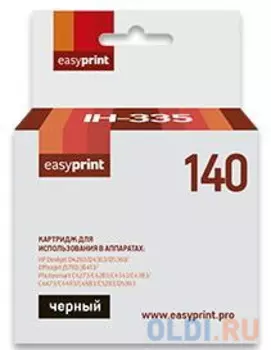 Картридж EasyPrint IH-335 №140 для HP Deskjet D4263/D4363/D5360/Officejet J5783/J6413/Photosmart C4273/C4283/C4343/C4383/C4473/C4483/C4583/C5283/D5363