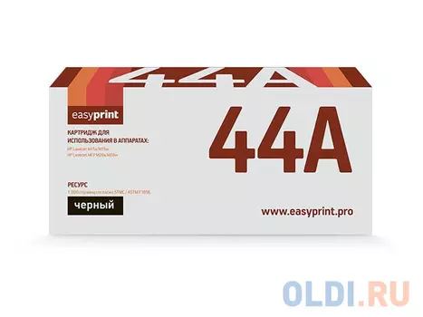 Картридж EasyPrint CF244A 1000стр Черный