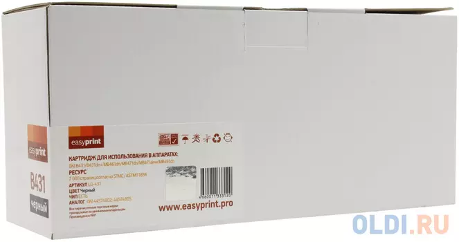 Картридж EasyPrint LO-431 7000стр Черный