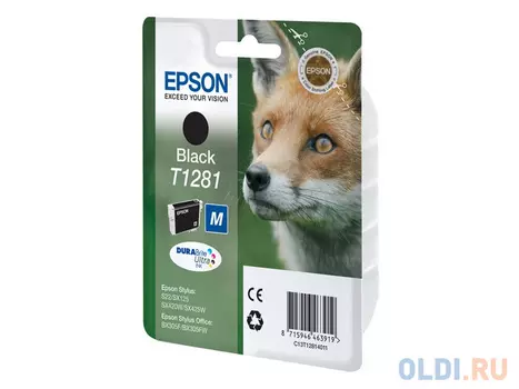 Картридж Epson C13T12814011 155стр Черный