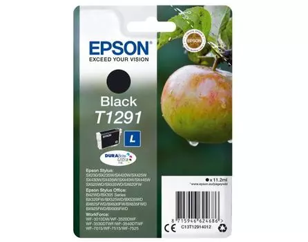 Картридж Epson C13T12914012 черный (black) 385 стр для Epson Stylus SX230/235/420/425/430/435/440/445/525/535 / Office B42 / BX305/320/625/635 / WF-3520/7015/7515/7525
