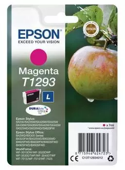 Картридж Epson C13T12934012 пурпурный (magenta) 330 стр для Epson Stylus SX230/235/420/425/430/435/440/445/525/535 / Office B42 / BX305/320/625/635 / WF-3520/7015/7515/7525