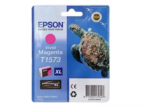 Картридж Epson C13T15734010 для Stylus Photo R3000 Magenta Пурпурный 850стр