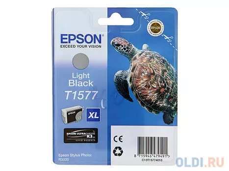 Картридж Epson C13T15774010 для Stylus Photo R3000 серый 850стр