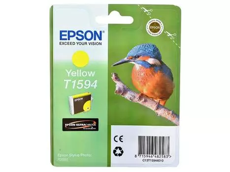 Картридж Epson C13T15944010 T1594 для Epson Stylus Photo R2000 желтый
