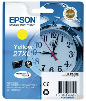 Картридж Epson C13T27014020 350стр Черный